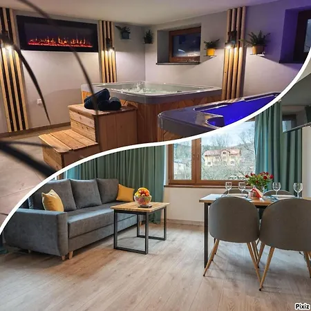 Apartamenty Wisla Krzywa 8, Wanna Z Hydromasazem, Basen Zewnetrzny Appartamento